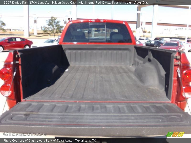 Inferno Red Crystal Pearl / Medium Slate Gray 2007 Dodge Ram 2500 Lone Star Edition Quad Cab 4x4