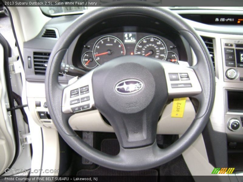 Satin White Pearl / Ivory 2013 Subaru Outback 2.5i