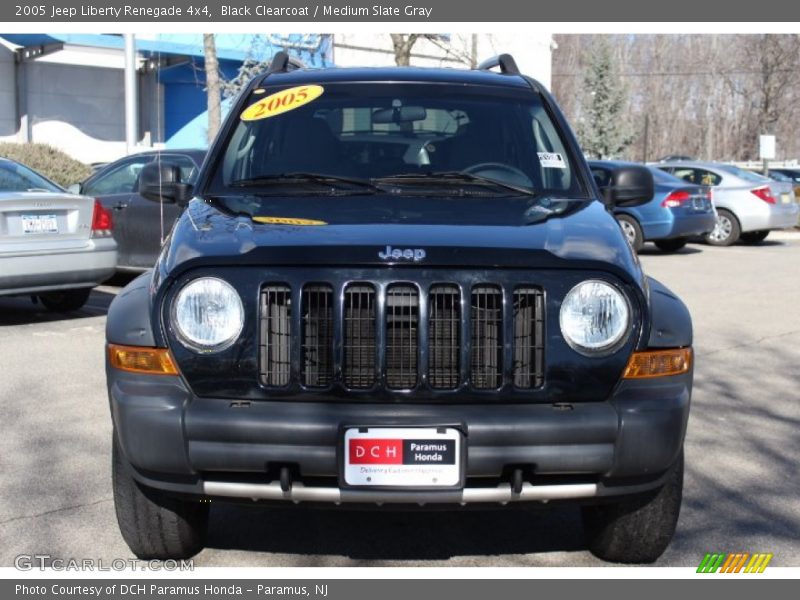 Black Clearcoat / Medium Slate Gray 2005 Jeep Liberty Renegade 4x4