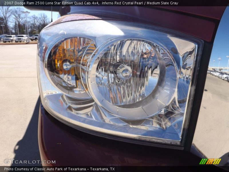 Inferno Red Crystal Pearl / Medium Slate Gray 2007 Dodge Ram 2500 Lone Star Edition Quad Cab 4x4