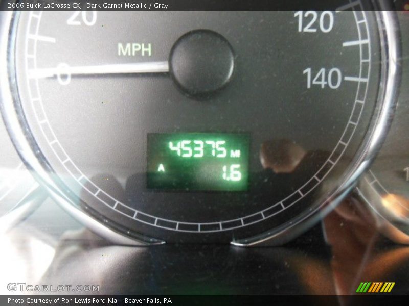 Dark Garnet Metallic / Gray 2006 Buick LaCrosse CX