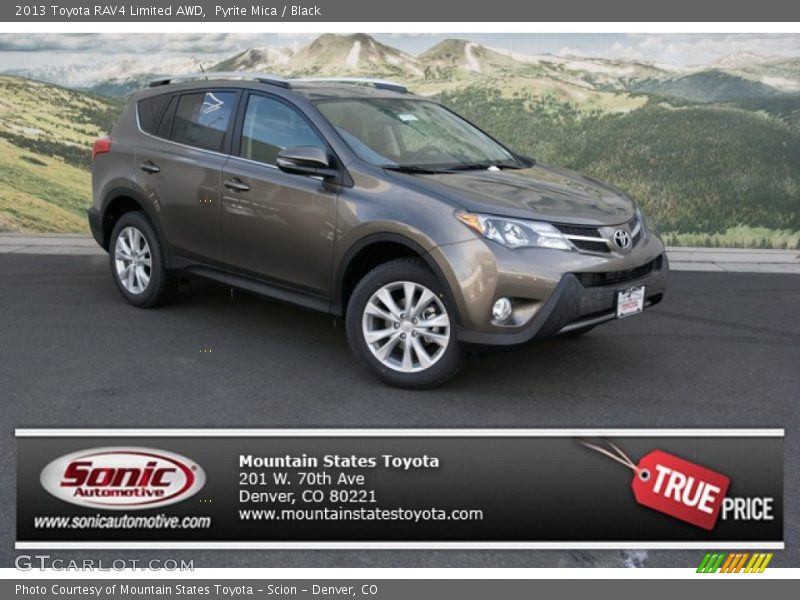 Pyrite Mica / Black 2013 Toyota RAV4 Limited AWD