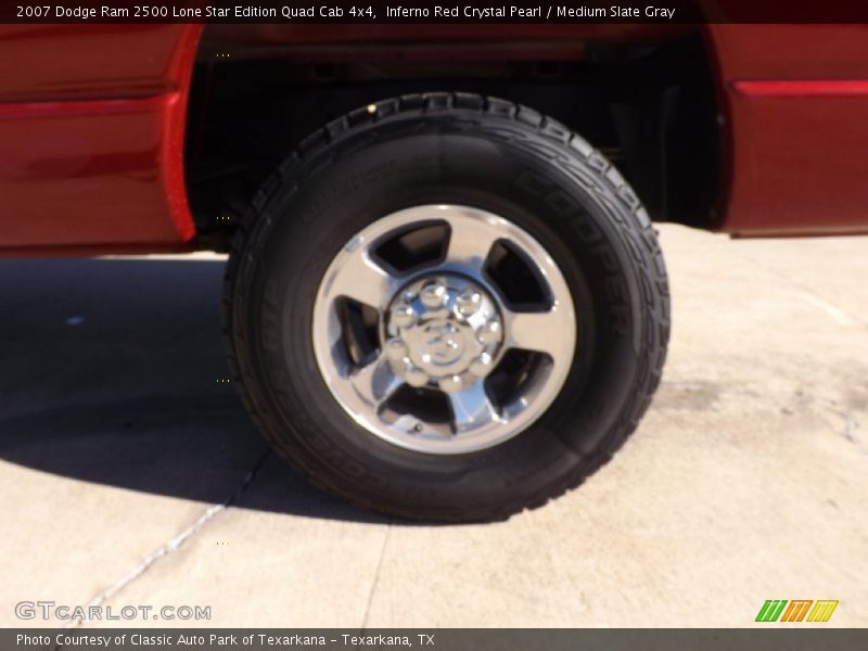 Inferno Red Crystal Pearl / Medium Slate Gray 2007 Dodge Ram 2500 Lone Star Edition Quad Cab 4x4