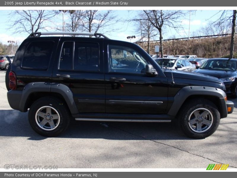 Black Clearcoat / Medium Slate Gray 2005 Jeep Liberty Renegade 4x4