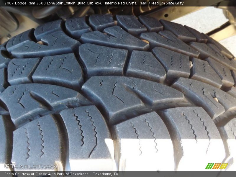 Inferno Red Crystal Pearl / Medium Slate Gray 2007 Dodge Ram 2500 Lone Star Edition Quad Cab 4x4