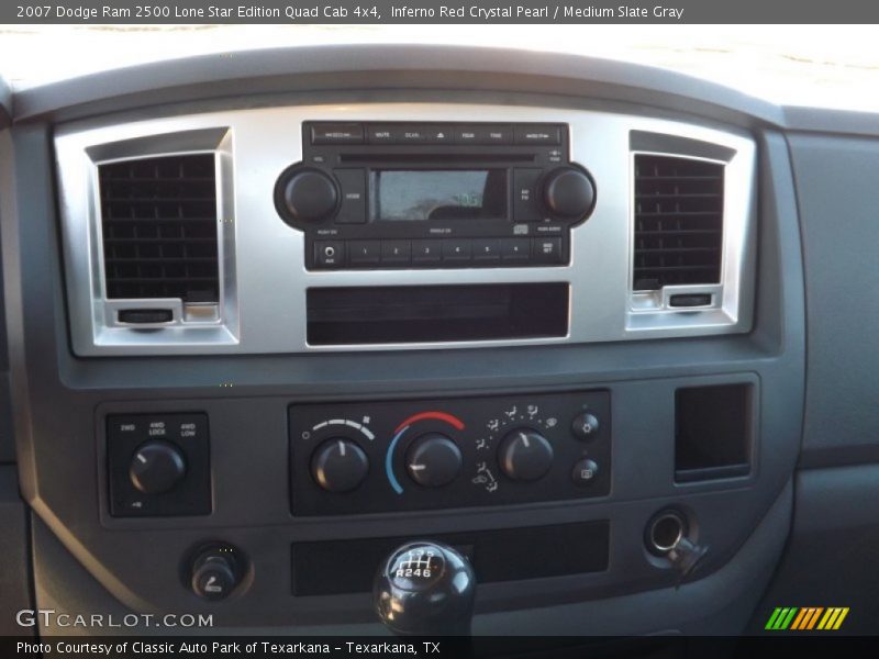 Inferno Red Crystal Pearl / Medium Slate Gray 2007 Dodge Ram 2500 Lone Star Edition Quad Cab 4x4