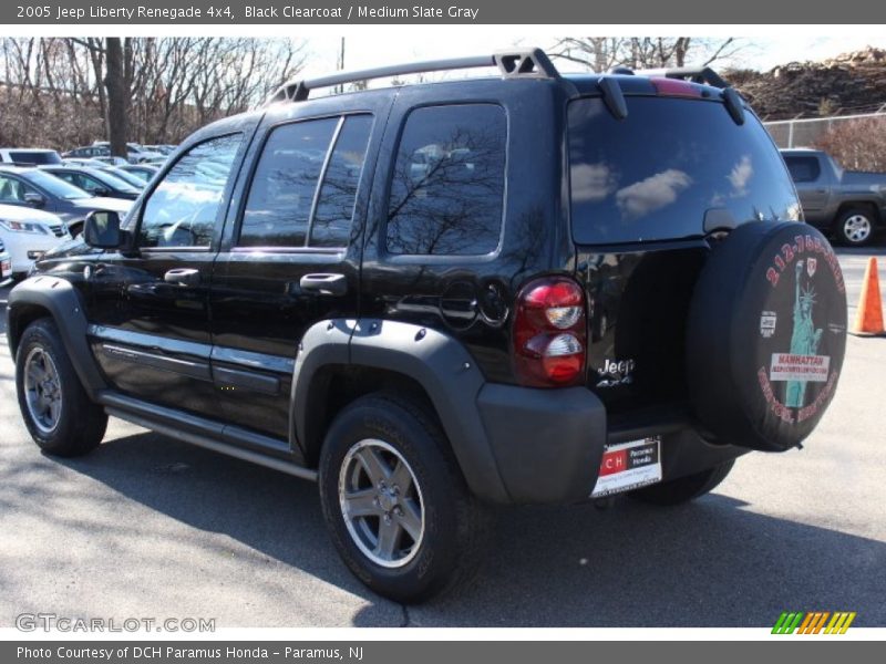Black Clearcoat / Medium Slate Gray 2005 Jeep Liberty Renegade 4x4