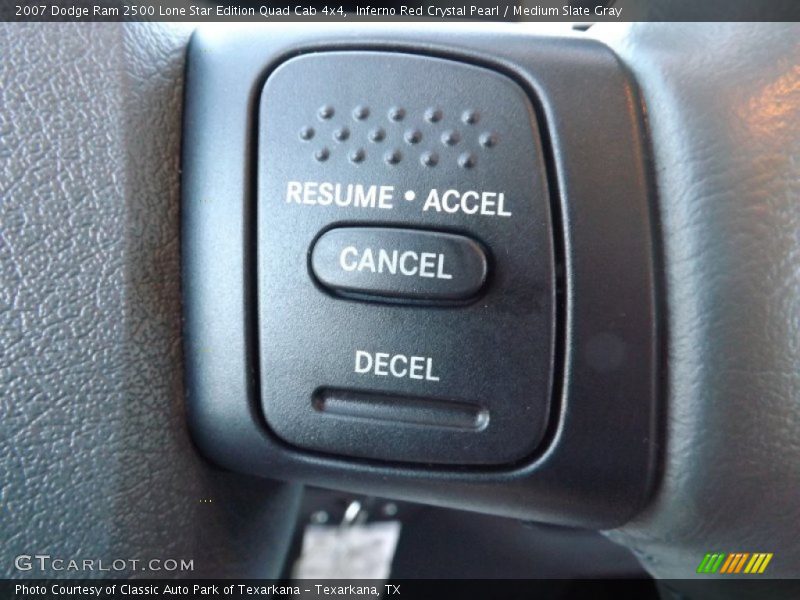 Inferno Red Crystal Pearl / Medium Slate Gray 2007 Dodge Ram 2500 Lone Star Edition Quad Cab 4x4