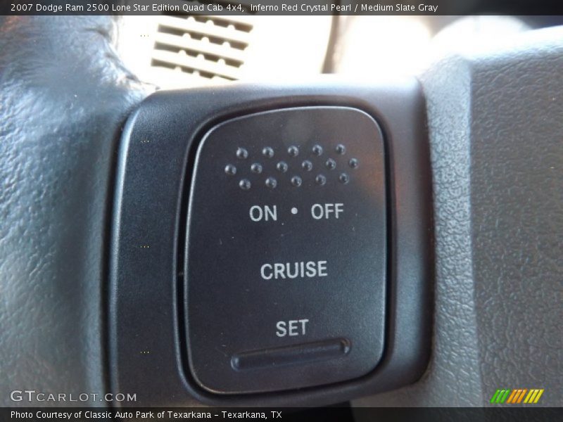 Inferno Red Crystal Pearl / Medium Slate Gray 2007 Dodge Ram 2500 Lone Star Edition Quad Cab 4x4