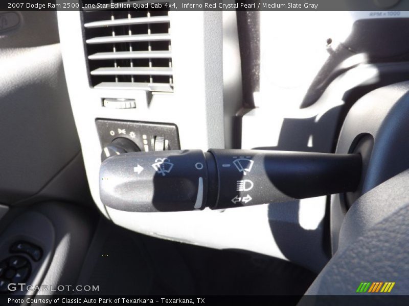 Inferno Red Crystal Pearl / Medium Slate Gray 2007 Dodge Ram 2500 Lone Star Edition Quad Cab 4x4