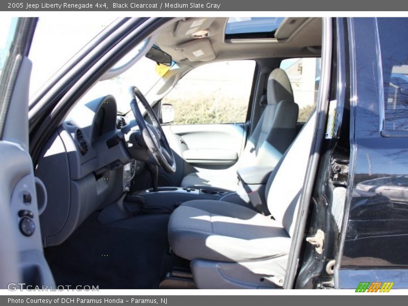 Black Clearcoat / Medium Slate Gray 2005 Jeep Liberty Renegade 4x4