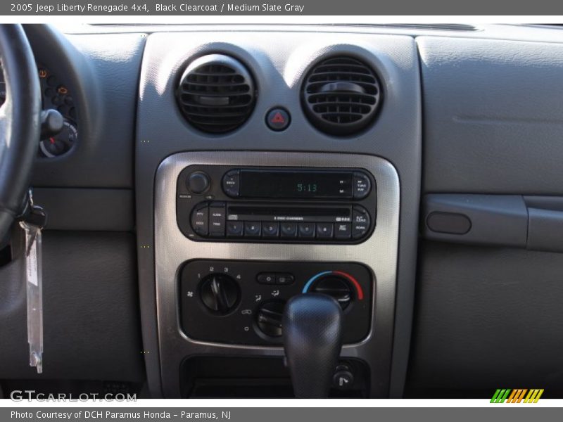 Black Clearcoat / Medium Slate Gray 2005 Jeep Liberty Renegade 4x4