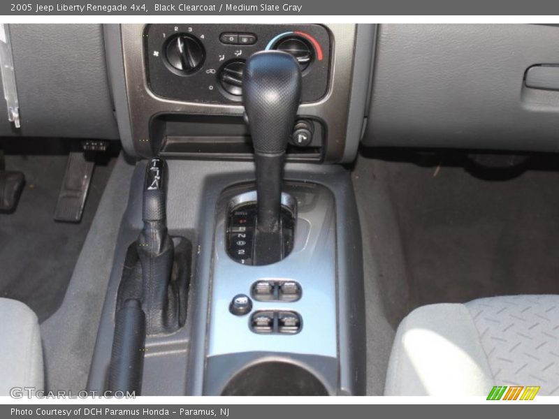 Black Clearcoat / Medium Slate Gray 2005 Jeep Liberty Renegade 4x4