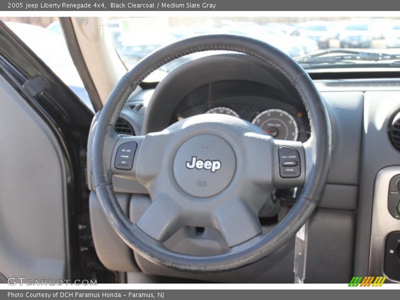 Black Clearcoat / Medium Slate Gray 2005 Jeep Liberty Renegade 4x4