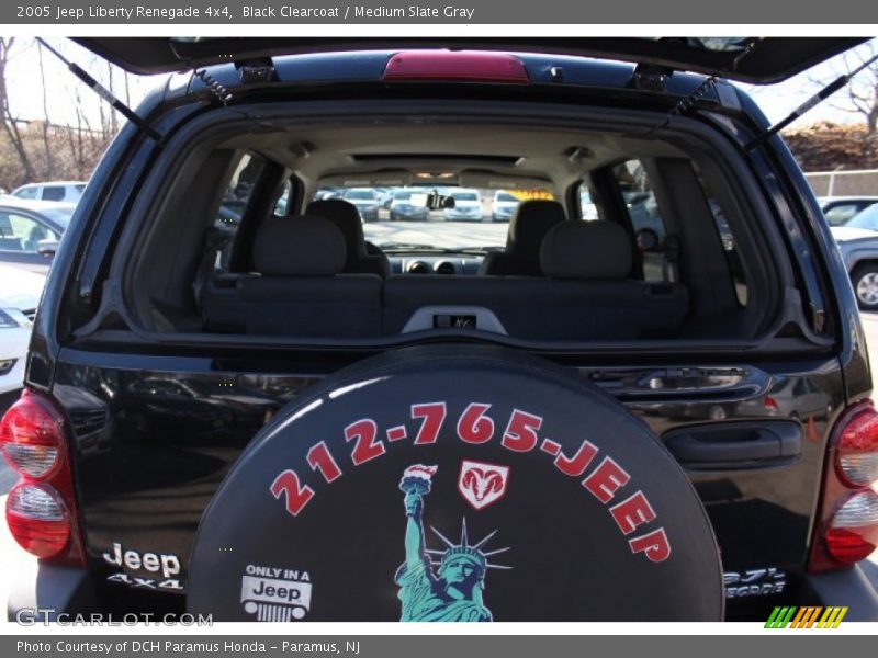 Black Clearcoat / Medium Slate Gray 2005 Jeep Liberty Renegade 4x4
