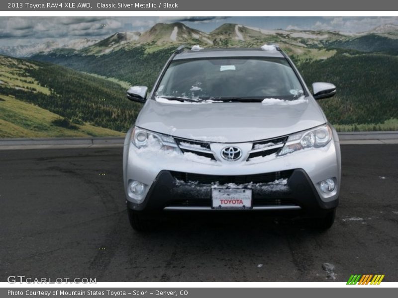 Classic Silver Metallic / Black 2013 Toyota RAV4 XLE AWD