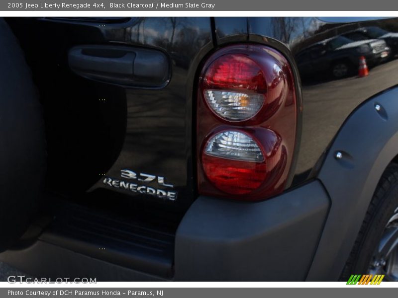 Black Clearcoat / Medium Slate Gray 2005 Jeep Liberty Renegade 4x4
