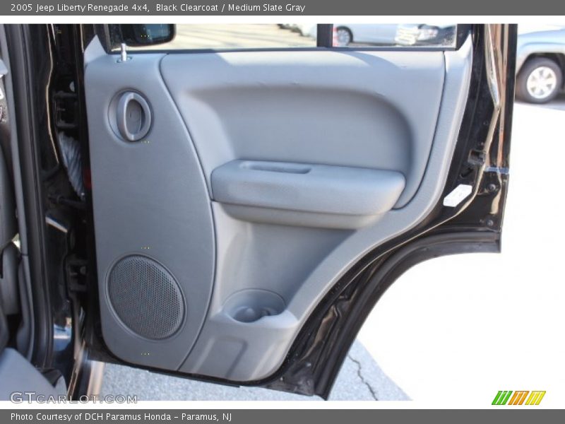 Black Clearcoat / Medium Slate Gray 2005 Jeep Liberty Renegade 4x4