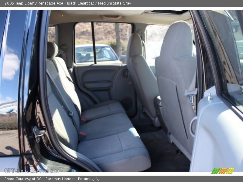 Black Clearcoat / Medium Slate Gray 2005 Jeep Liberty Renegade 4x4