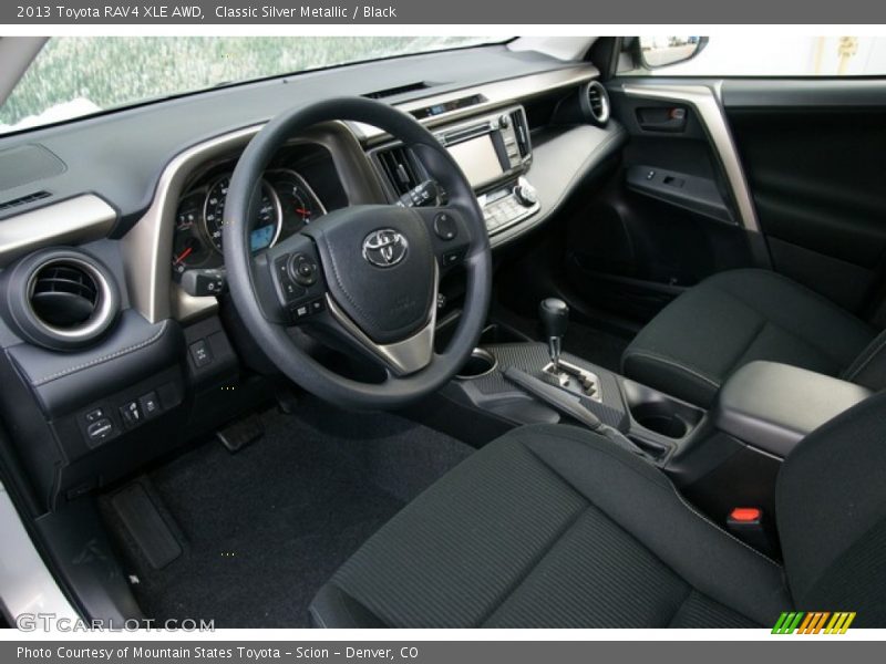 Black Interior - 2013 RAV4 XLE AWD 
