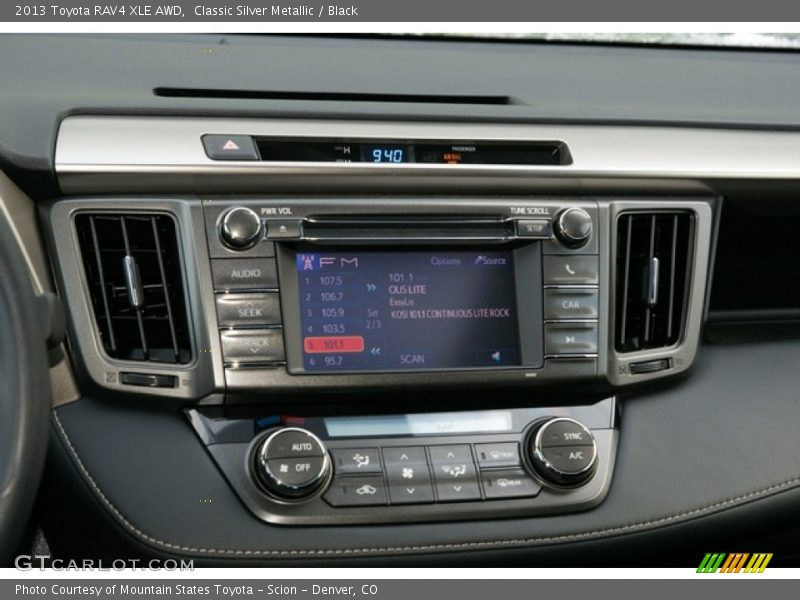 Controls of 2013 RAV4 XLE AWD