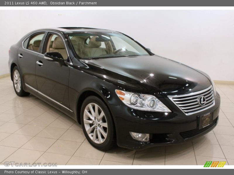 Obsidian Black / Parchment 2011 Lexus LS 460 AWD