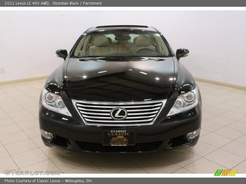 Obsidian Black / Parchment 2011 Lexus LS 460 AWD