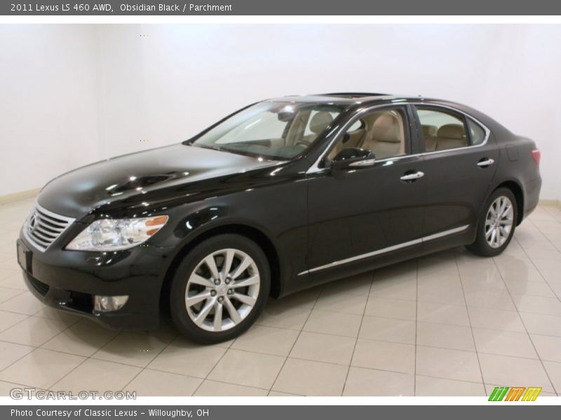 Obsidian Black / Parchment 2011 Lexus LS 460 AWD