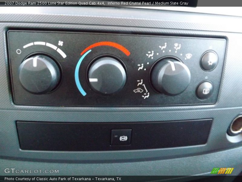 Inferno Red Crystal Pearl / Medium Slate Gray 2007 Dodge Ram 2500 Lone Star Edition Quad Cab 4x4