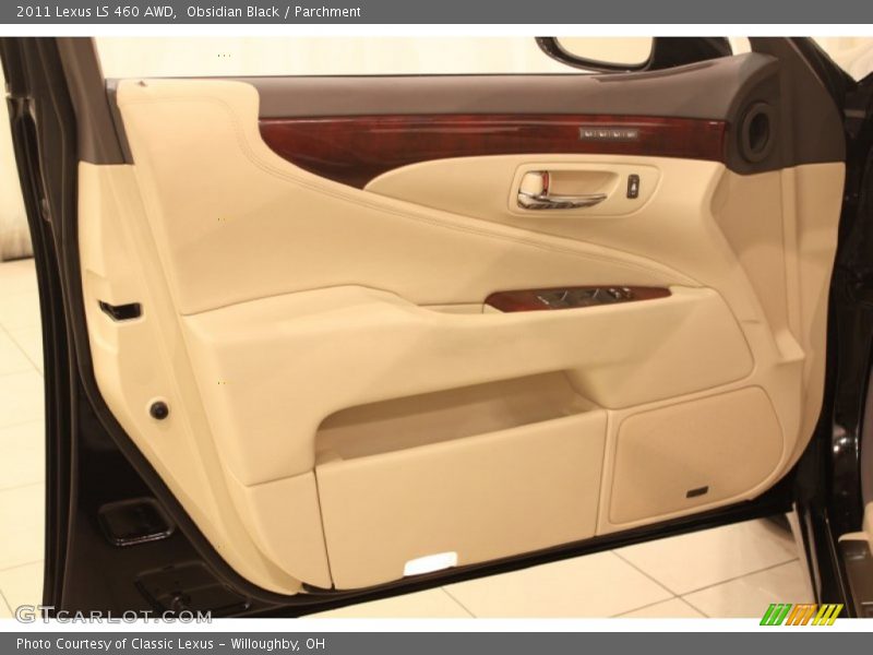 Obsidian Black / Parchment 2011 Lexus LS 460 AWD