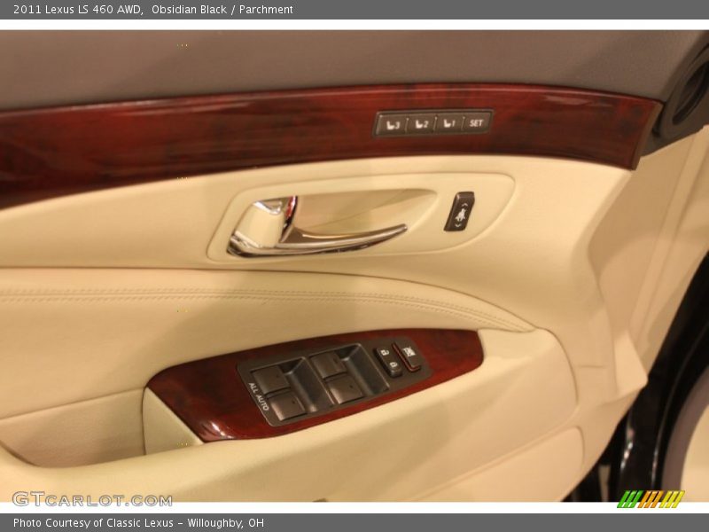 Obsidian Black / Parchment 2011 Lexus LS 460 AWD