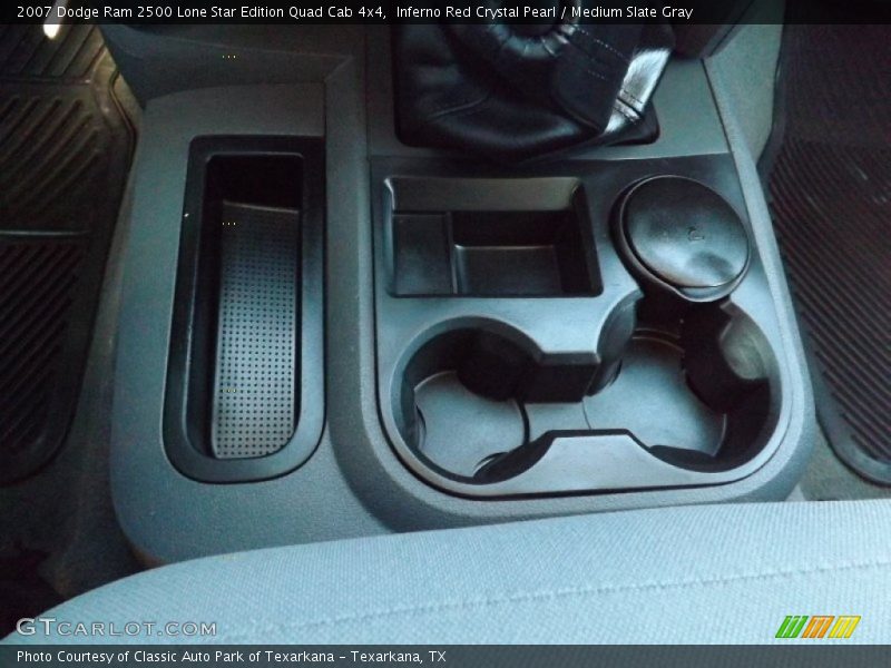 Inferno Red Crystal Pearl / Medium Slate Gray 2007 Dodge Ram 2500 Lone Star Edition Quad Cab 4x4