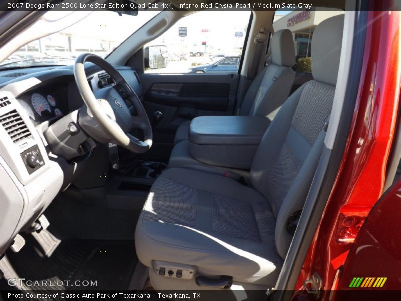Inferno Red Crystal Pearl / Medium Slate Gray 2007 Dodge Ram 2500 Lone Star Edition Quad Cab 4x4