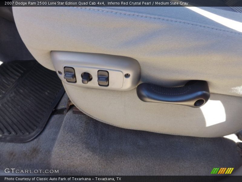 Inferno Red Crystal Pearl / Medium Slate Gray 2007 Dodge Ram 2500 Lone Star Edition Quad Cab 4x4