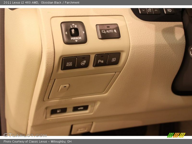Obsidian Black / Parchment 2011 Lexus LS 460 AWD