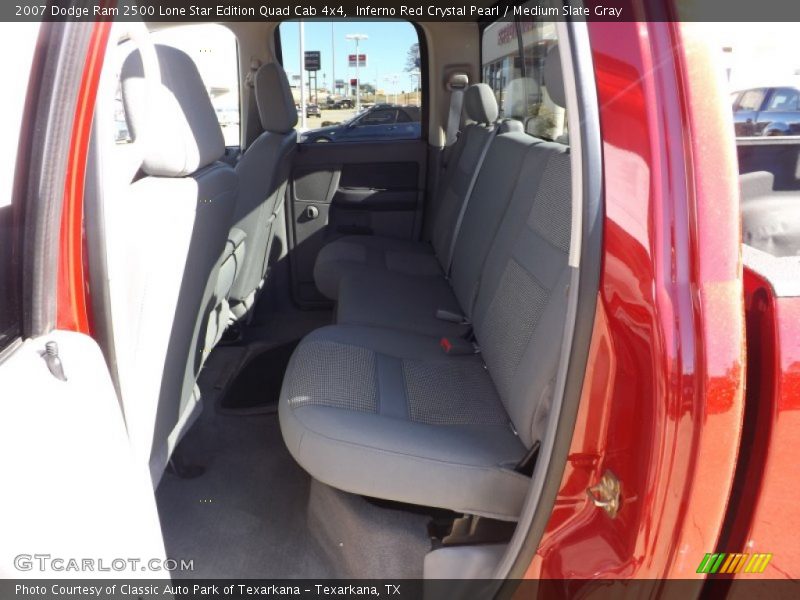 Inferno Red Crystal Pearl / Medium Slate Gray 2007 Dodge Ram 2500 Lone Star Edition Quad Cab 4x4
