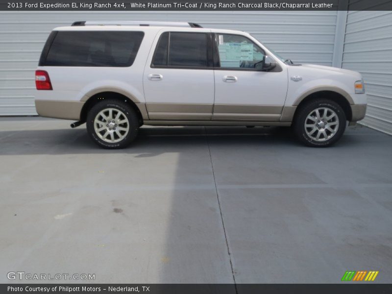  2013 Expedition EL King Ranch 4x4 White Platinum Tri-Coat