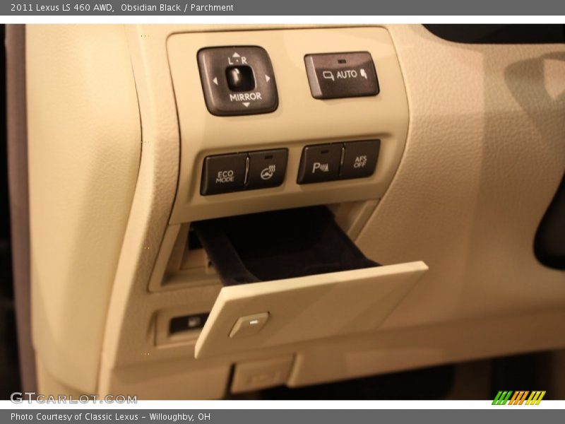 Obsidian Black / Parchment 2011 Lexus LS 460 AWD