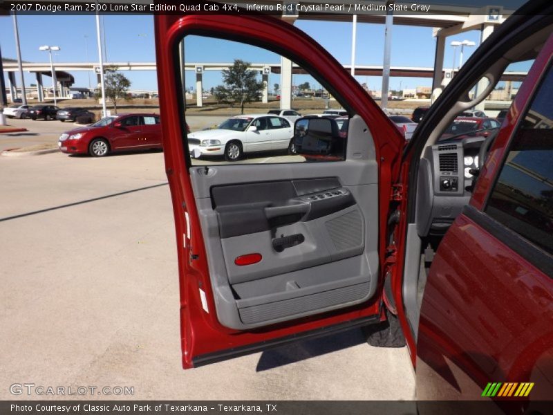 Inferno Red Crystal Pearl / Medium Slate Gray 2007 Dodge Ram 2500 Lone Star Edition Quad Cab 4x4