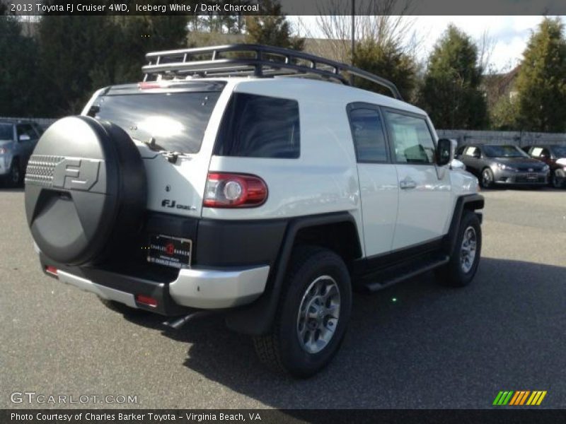 Iceberg White / Dark Charcoal 2013 Toyota FJ Cruiser 4WD