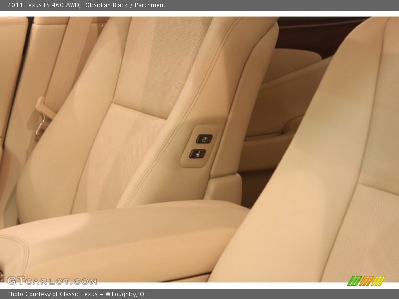 Obsidian Black / Parchment 2011 Lexus LS 460 AWD