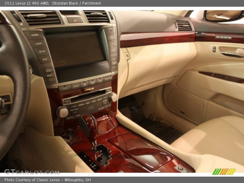 Obsidian Black / Parchment 2011 Lexus LS 460 AWD