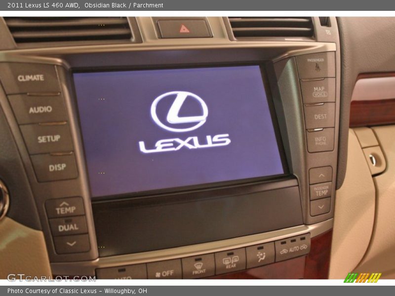 Obsidian Black / Parchment 2011 Lexus LS 460 AWD
