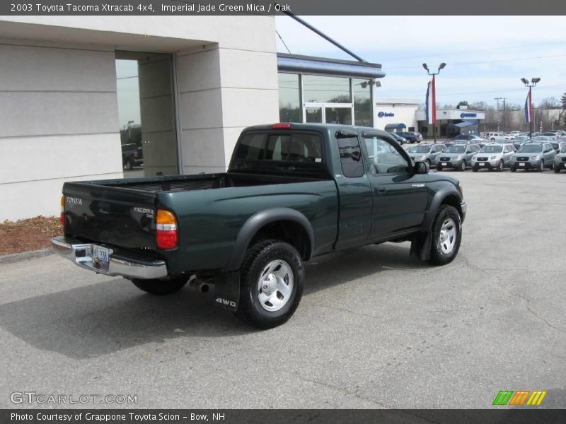 Imperial Jade Green Mica / Oak 2003 Toyota Tacoma Xtracab 4x4