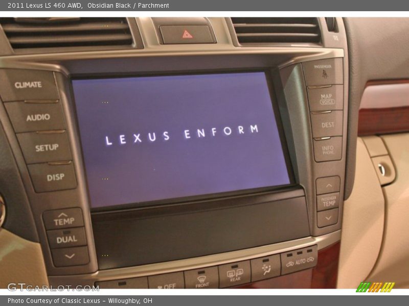 Obsidian Black / Parchment 2011 Lexus LS 460 AWD