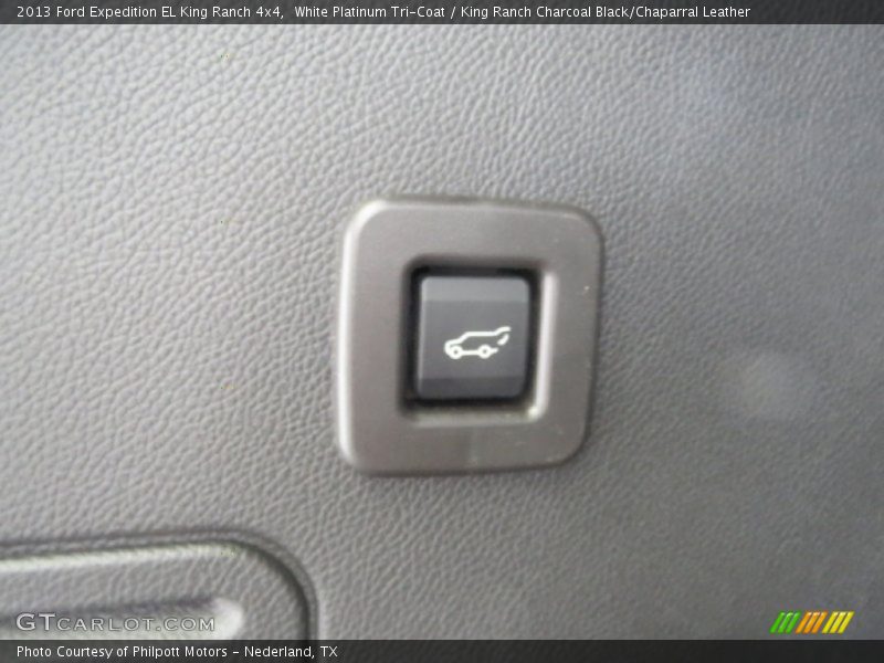 White Platinum Tri-Coat / King Ranch Charcoal Black/Chaparral Leather 2013 Ford Expedition EL King Ranch 4x4
