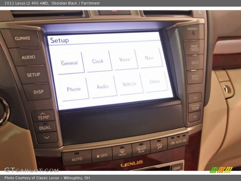 Obsidian Black / Parchment 2011 Lexus LS 460 AWD