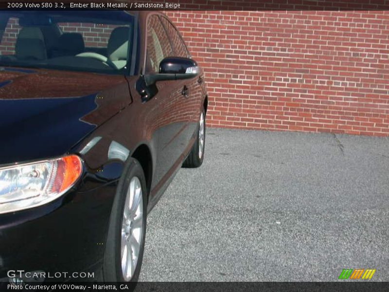 Ember Black Metallic / Sandstone Beige 2009 Volvo S80 3.2