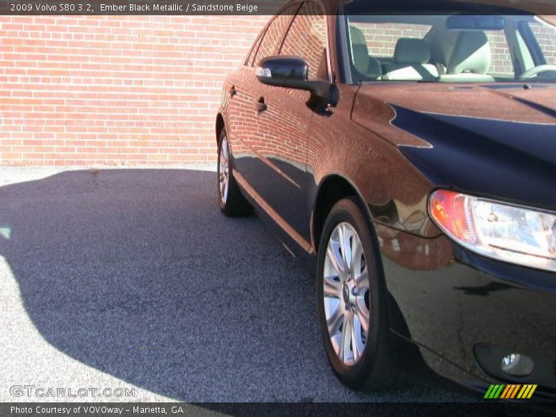 Ember Black Metallic / Sandstone Beige 2009 Volvo S80 3.2