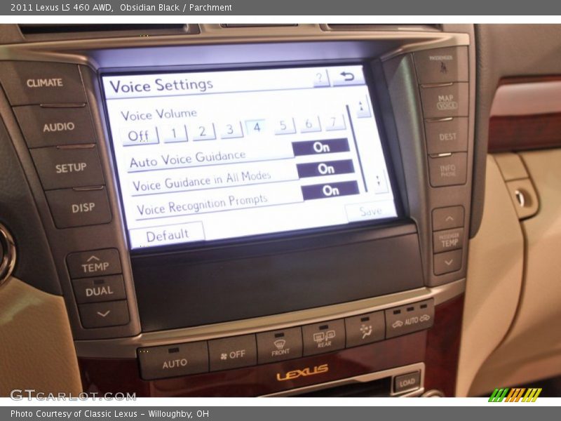 Obsidian Black / Parchment 2011 Lexus LS 460 AWD